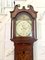 Antique Inlaid Marquetry Oak and Mahogany Longcase Clock by Rowntree 4
