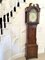 Orologio antico in legno di quercia intarsiato e mogano di Rowntree, Immagine 2
