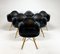 Daw Chairs in Black by Charles & Ray Eames for Vitra, 2000s, Set of 6 11