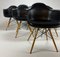 Daw Stühle in Schwarz von Charles & Ray Eames für Vitra, 2000er, 6er Set 8
