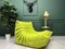 Chaise Longue Roset Togo Verte de Ligne Roset 2