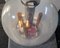 Italienische Tischlampe aus verchromtem Metall und Kupfer mit dimmbarem Glas von Seleova, 1972 4