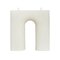 White Trionfo Scratched Candle by Gio Aio Design 1