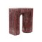 Red Trionfo Scratched Candle by Gio Aio Design for Antica Cereria Morciano 2