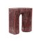 Red Trionfo Scratched Candle by Gio Aio Design for Antica Cereria Morciano, Image 2