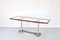 Italian Dining Table in Teak Brass and Marble, 1960s 5