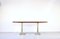 Italian Dining Table in Teak Brass and Marble, 1960s, Image 10