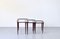 Tables Gigognes en Acajou par Ico Parisi, Italie, 1960s, Set de 3 8