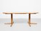 Mid-Century Danish Round Extendable Dining Table in Solid Oak, 1960s 1