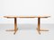 Mid-Century Danish Round Extendable Dining Table in Solid Oak, 1960s, Image 1