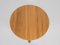 Mid-Century Danish Round Extendable Dining Table in Solid Oak, 1960s, Image 11