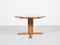 Mid-Century Danish Round Extendable Dining Table in Solid Oak, 1960s 2