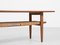 Dänischer Mid-Century Couchtisch aus Teak, Eiche & Schilfrohr von Kurt Østervig für Jason Møbler, 1950er 2