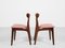 Chaises Mid-Century en Teck et Tissu par Schiønning & Elgaard 1960s, Set de 6 5