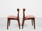 Mid-Century Danish Chairs in Teak and Fabric by Schiønning & Elgaard 1960s, Set of 6 5