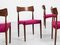 Mid-Century Danish Dining Chairs in Rosewood by Bernhard Pedersen & Søn, 1960s, Set of 4 2