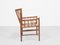 Mid-Century Danish Easy Chair in Oak & Paper Cord by Jørgen Baekmark for FDB Møbler, 1960s 4