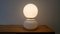 Large Milk Glass Table Lamp, 1970s, Image 4