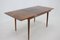 Walnut Extendable Dining Table in Gloss Finish, 1960s 6