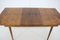 Walnut Extendable Dining Table in Gloss Finish, 1960s 8