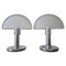 Lampes de Bureau Champignon Mid-Century, Italie, 1970, Set de 2 1