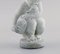 Danish Figure in Glazed Stoneware, Leda and the Swan by Kähler 4