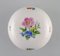 Antique Porcelain Lidded Bowl with Hand-Painted Flowers and Gold Edge from Meissen, Image 2