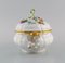 Meissen Porcelain Lidded Tureen With Hand-Painted Flowers and Gold Edge, Image 2