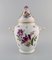 Large Antique Dresden Ornamental Vase in Hand-Painted Porcelain, Image 3