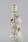 Antique Candlestick in Hand-Painted Porcelain from Meissen 5