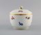 Antique Porcelain Lidded Bowl with Hand-Painted Flowers from Meissen, Image 2