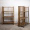 Bamboo Folding Campaign Shelves, 1920s, Set of 2, Image 4