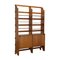 F54 Two-Bay Stained Wood Bookcase from McSelvini, Italy, 1960s 1