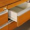 Vintage Eichenholz Furnier Schrank mit Schubladen von Knoll, 1970er 3