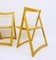 Vintage Wood Folding Chairs, 1970s, Set of 4 5