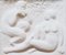 Carrara Marmor Bas-Relief Skulptur, Pan und Nymphe Signed Larrieu 4