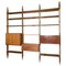 Mueble de pared italiano Mid-Century al estilo de Franco Albini, Imagen 1