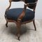 French Armchair with Black Upholstery, 1880s 4