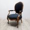 Fauteuil avec Tapisserie Noire, France, 1880s 1