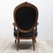 Fauteuil avec Tapisserie Noire, France, 1880s 8