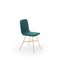 Gold Upholstered Lana Tide Tria Dining Chair by Colé Italia 1