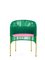 Green Caribe Dining Chair by Sebastian Herkner, Set of 2 3