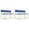 Blue Bench Trampoline by Four Four, Set of 2 1