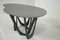Consolle G-Table scultorea in acciaio e cemento marrone nero di Zieta, Immagine 9