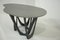 Consolle G-Table scultorea in acciaio e cemento marrone nero di Zieta, Immagine 5