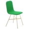 Menta Gold Upholstered Tria Dining Chair by Colé Italia 1