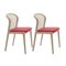 Red Beech Wood Vienna Chair by Colé Italia, Set of 2 2