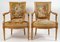Sycamore Wood Cabriolet Armchairs in the Louis Xvi Style, Set of 2 3