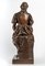 Braune patinierte The Mother Skulptur aus Bronze von Paul Dubois 7