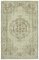 Vintage Turkish Beige Area Rug, Image 1